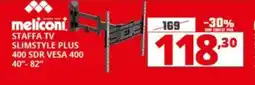 Comet meliconi STAFFA TV SLIMSTYLE PLUS offerta
