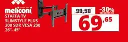Comet meliconi STAFFA TV SLIMSTYLE PLUS offerta