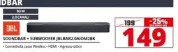 Comet JBL SOUND BAR + SUBWOOFER JBLBAR2.0AIOM2BK offerta