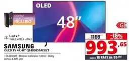 Comet SAMSUNG OLED TV 4K 48" QE48S85FAEXZT offerta