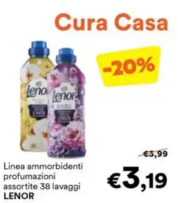 Unes Linea ammorbidenti profumazioni assortite LENOR offerta