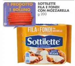 Italmark Sottilette fila e fondi con Mozzarella offerta