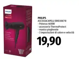 Famila Philips asciugacapelli BHD308/10 offerta