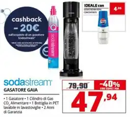 Comet sodastream GASATORE GAIA offerta