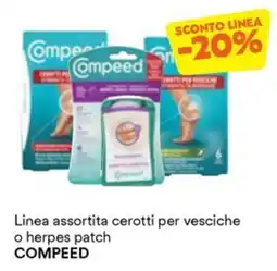 Unes Linea cerotti per vesciche o herpes patch COMPEED offerta