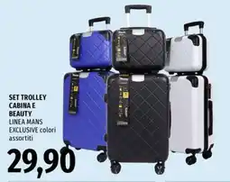 Famila SET TROLLEY CABINA E BEAUTY LINEA MANS offerta