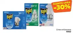 Unes Linea antizanzare RAID offerta
