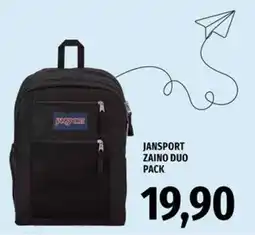 Famila JANSPORT ZAINO DUO PACK offerta