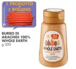Italmark Burro di arachidi 100% Whole Earth offerta