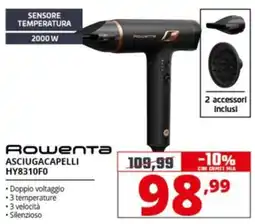 Comet Rowenta Asciugacapelli HY8310F0 offerta