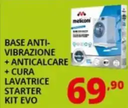 Comet mekoni BASE ANTI-VIBRAZIONE + ANTICALCARE + CURA LAVATRICE STARTER KIT EVO offerta