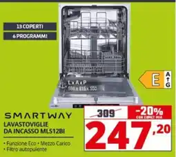 Comet SMARTWAY LAVASTOVIGLIE DA INCASSO MLS12BI offerta