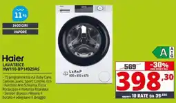 Comet Haier LAVATRICE HW110-BP14929AS offerta