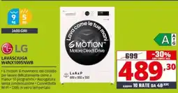 Comet LG lavasciuga W4NX1095NWB offerta