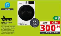 Comet HOOVER Lavatrice H3W 47SBL8H-S offerta