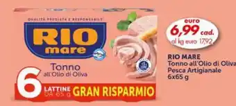 Italmark RIO mare Tonno all'Olio di Oliva Pesca Artigianale offerta