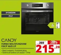 Comet CANDY FORNO MULTIFUNZIONE FIDCP X625 LIT offerta