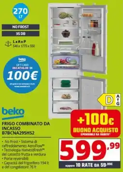 Comet FRIGO COMBINATO DA INCASSO BEKO offerta