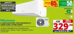 Comet Hisense CLIMATIZZATORE FISSO MONOSPLIT offerta