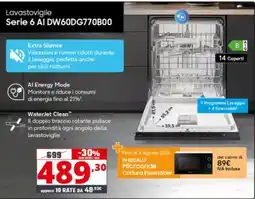 Comet Lavastoviglie Serie 6 AI DW60DG770B00 offerta