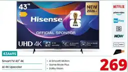 Comet Hisense Smart TV 43" 4K offerta