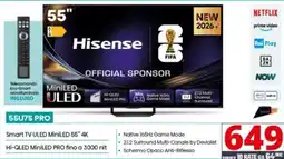 Comet Hisense 55U7S PRO offerta
