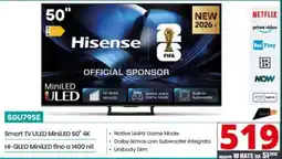 Comet Hisense Smart TV ULED MiniLED 50" 4K offerta