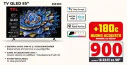 Comet TV QLED 85" TCL offerta