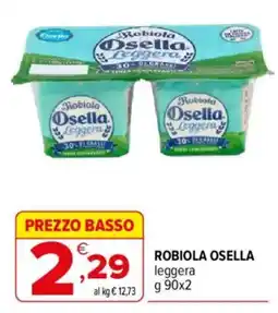 Iperal Robiola Osella leggera offerta