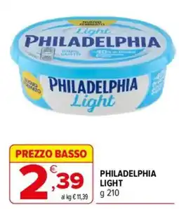 Iperal PHILADELPHIA Light offerta