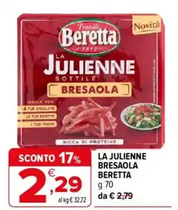 Iperal LA JULIENNE BRESAOLA BERETTA offerta