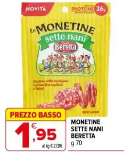 Iperal Monetine Sette Nani Beretta offerta
