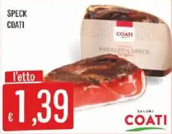 Sisa Speck Coati offerta