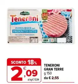 Iperal Teneroni Hamburger con Prosciutto Cotto offerta