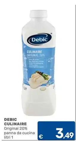 C+C Cash and Carry DEBIC CULINAIRE Original 20% panna da cucina offerta