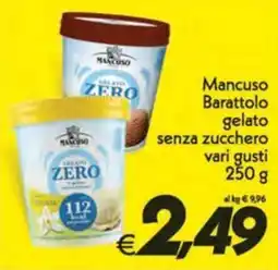 Iper Super Conveniente Mancuso Barattolo gelato senza zucchero offerta
