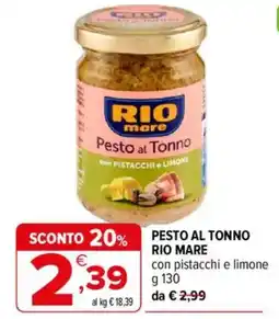 Iperal Pesto al Tonno RIO MARE offerta