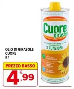 Iperal Olio di girasole Cuore offerta