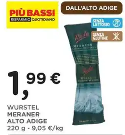 Poli WURSTEL MERANER ALTO ADIGE offerta