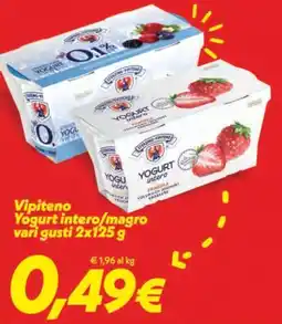 Iper Super Conveniente Vipiteno Yogurt intero/magro offerta