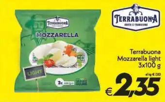 Iper Super Conveniente Terrabuona Mozzarella light offerta