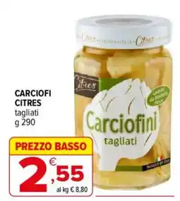Iperal Carciofi Citres tagliati offerta