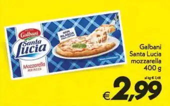 Iper Super Conveniente Galbani Santa Lucia Mozzarella offerta