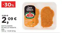 Poli SOTTILISSIME DI POLLO PANATE AIA offerta