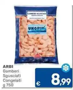 C+C Cash and Carry Gamberi Sgusciati Congelati offerta