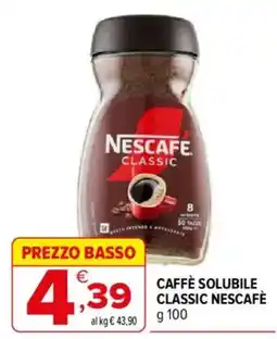 Iperal Caffè solubile classic Nescafé offerta