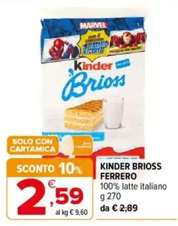 Iperal Kinder Brioss offerta