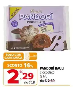 Iperal Pandorì Bauli cioccolato offerta