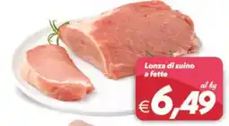 Iper Super Conveniente Lonza di suino offerta