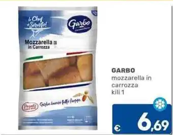 C+C Cash and Carry Garbo mozzarella in carrozza offerta